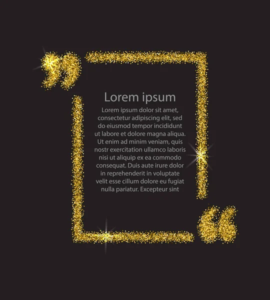 Altın tırnak işareti konuşma balonu.