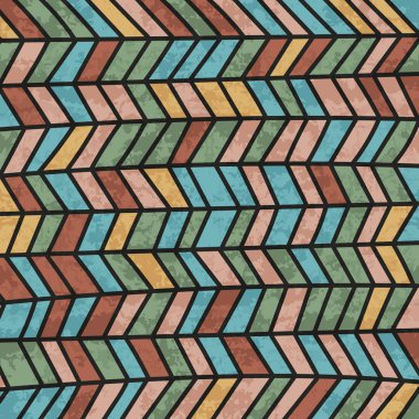 Soyut renkli el çizilmiş doodle desen