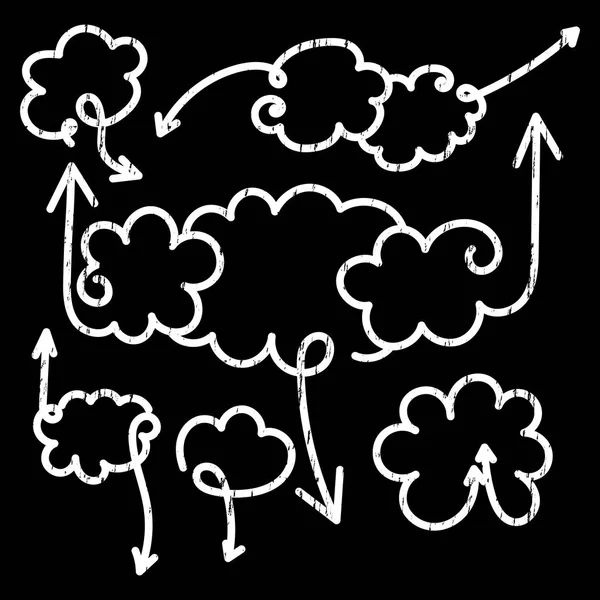 Konuşma balonları oklarla set