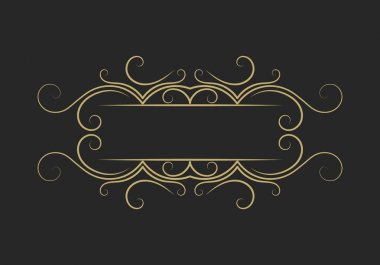 Elle çizilmiş Dekoratif kenarlık