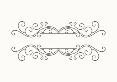 Elle çizilmiş Dekoratif kenarlık