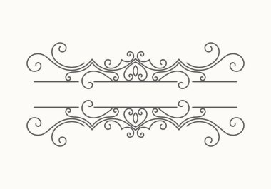 Elle çizilmiş Dekoratif kenarlık