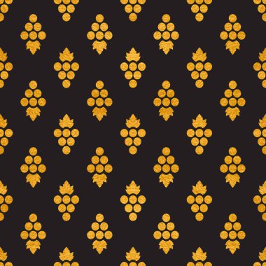 Golg dokulu seamless modeli üzüm