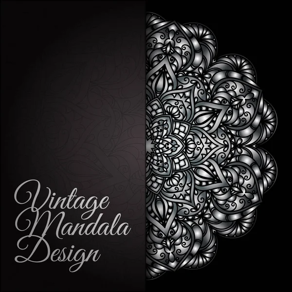 Mandala decorativa desenhada à mão —  Vetores de Stock