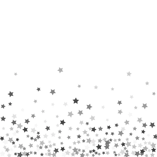 Schéma abstrait des étoiles tombantes aléatoires — Image vectorielle