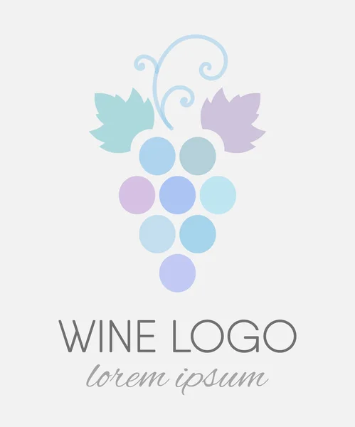 Element projektu logo winogron. — Wektor stockowy