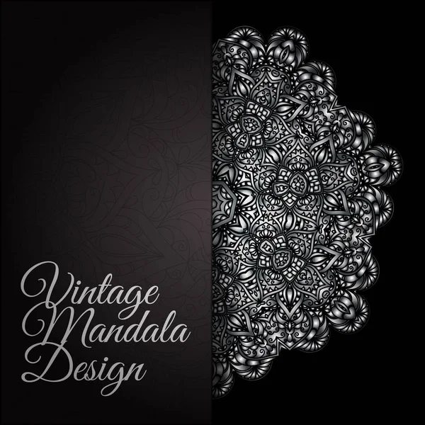 Mandala decorativa desenhada à mão —  Vetores de Stock