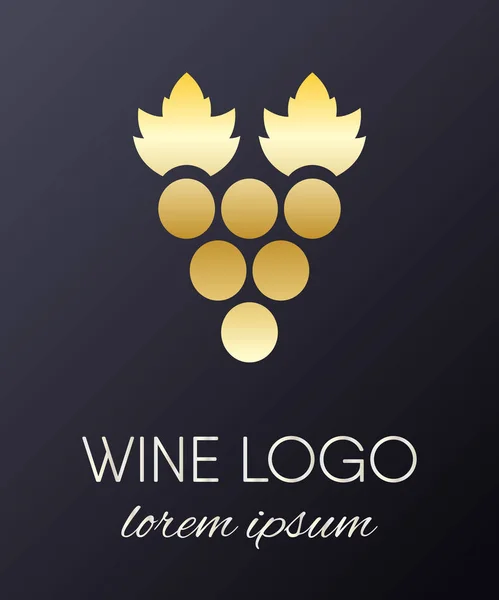 Element projektu logo winogron. — Wektor stockowy