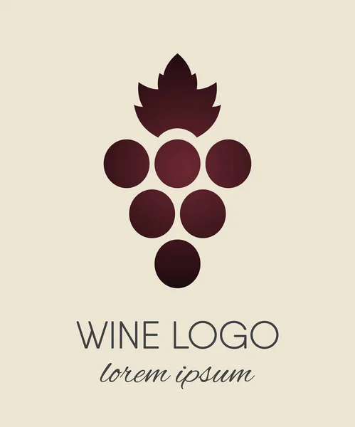 Element projektu logo winogron. — Wektor stockowy