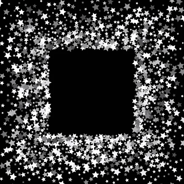 Cadre ou bordure des étoiles — Image vectorielle