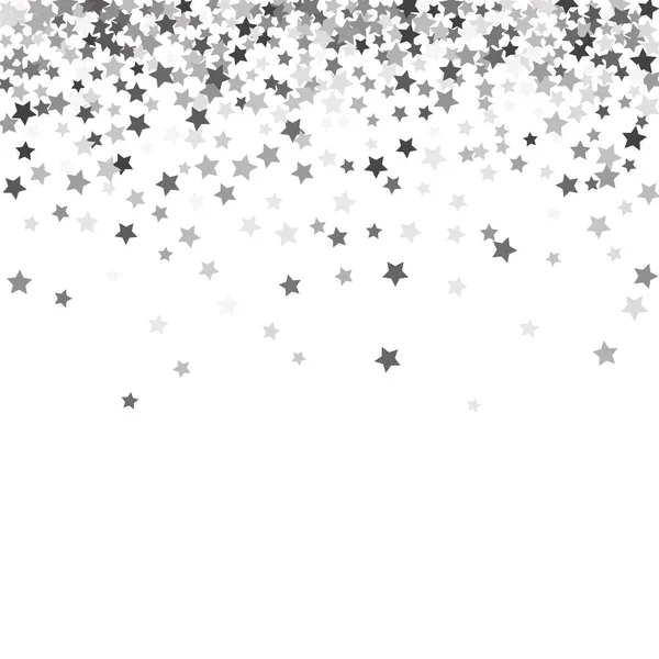 Patrón abstracto de estrellas que caen al azar — Vector de stock