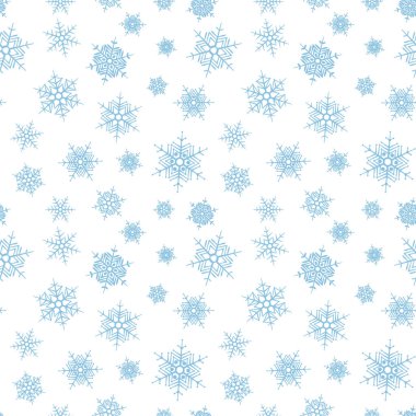 Düşen kar taneleri soyut desen