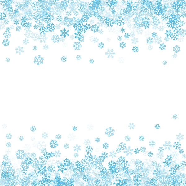 Αφηρημένη μοτίβο που υπάγονται Νιφάδες χιονιού — Διανυσματικό Αρχείο