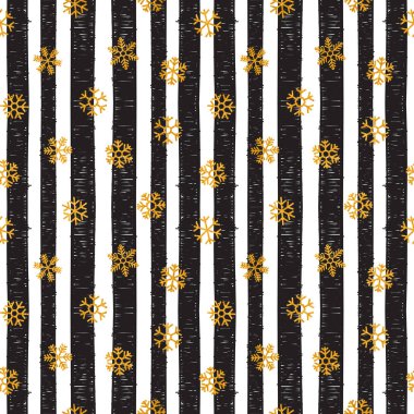 Düşen kar taneleri soyut desen