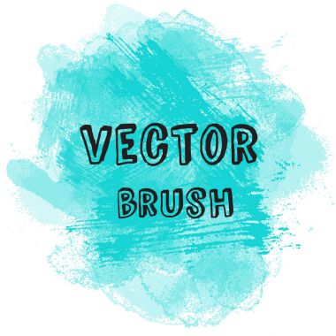 Grunge vektör suluboya arka plan. Vektör fırça. Elle çizilmiş illüstrasyon kullanımınız için kolay.