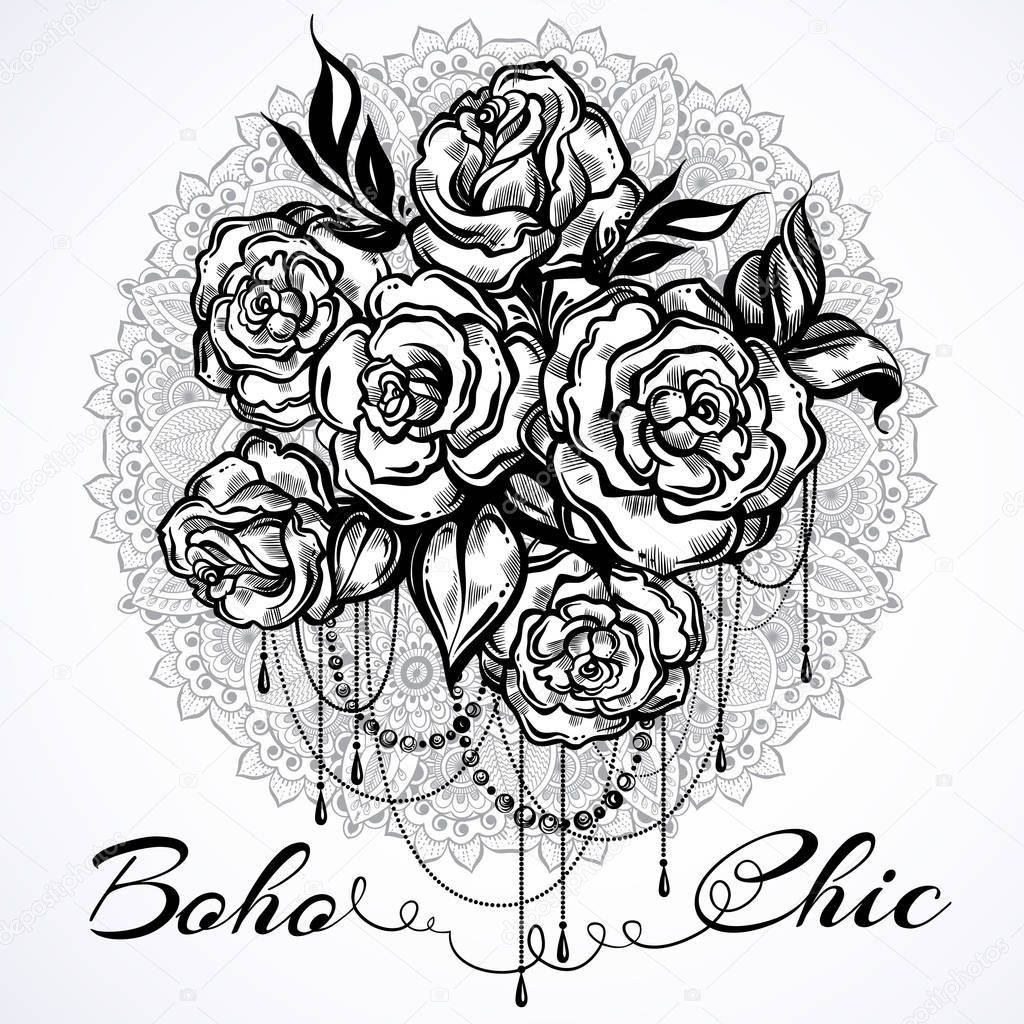 Mandala Rose Svg - 222+ Popular SVG File
