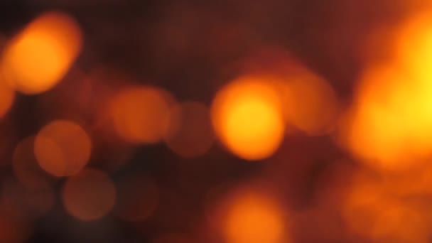 Bokeh de flammes de feu de camp 