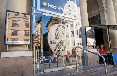 The Nobel Museum in Sweden stock image. clipart