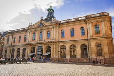 The Swedish Academy that decides the laureates for the Nobel Prize in Literature stock image. clipart