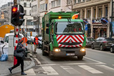 Brüksel çöp kamyonu