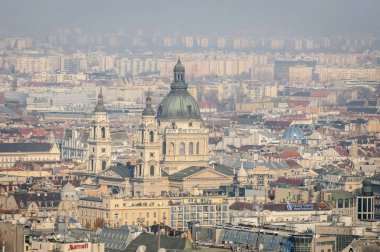 Merkezi Budapeşte stok görüntü Aziz Stephen Bazilikası.
