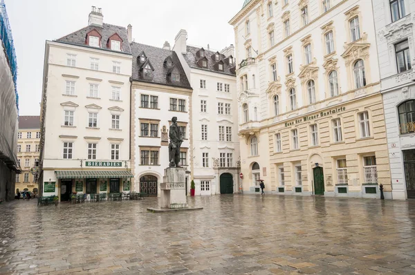 犹太人广场，广场中央的维也纳 — 图库照片