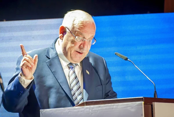 President av Israel Reuven Rivlin lager bild. — Stockfoto