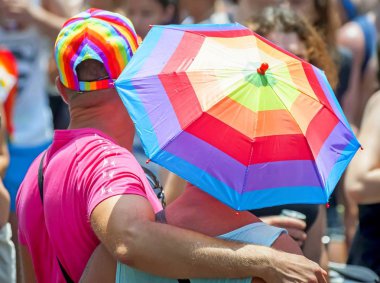 Tel Aviv Gay gurur geçit 2017 bilinmeyen katılımcıların.