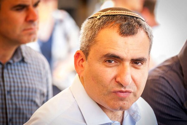 Zeev Elkin, Israeli politician stock image.