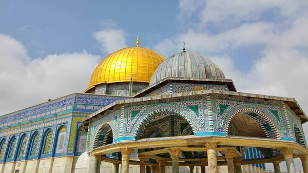 Koepel van de rots, Tempelberg, Al-Aqsa moskee. — Stockfoto