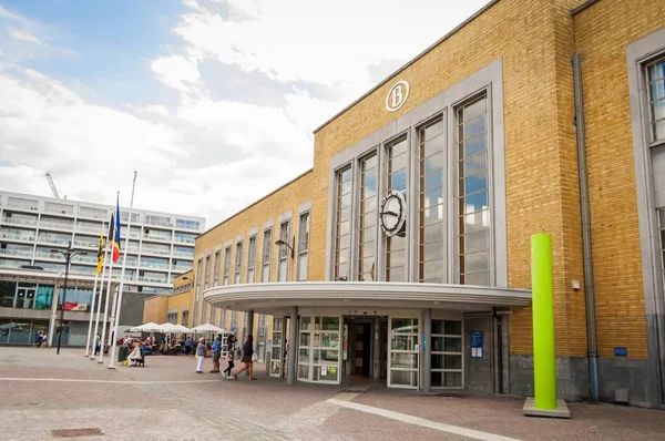 Estación central de tren de Brujas — Foto de Stock