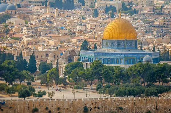 Купол скалы на Храмовой горе в Иерусалиме . — стоковое фото