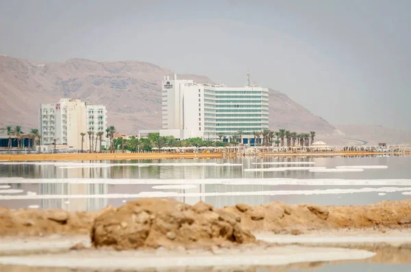 Hotelszene am Toten Meer. — Stockfoto