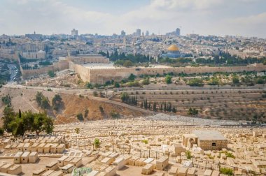 Temple Mount bir görünümünü.