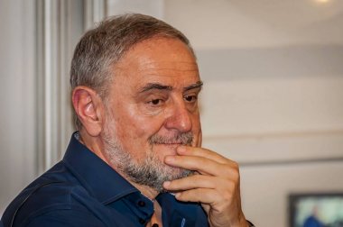 Eilat, İsrail. 22 Aralık 2017. Robert şarkıcı, Yönetim Kurulu Başkanı ve Genel Müdür Yardımcısı dünya Yahudi Kongresi (Wjc), önde gelen Yahudi topluluklar organizasyon şemsiyesi. 