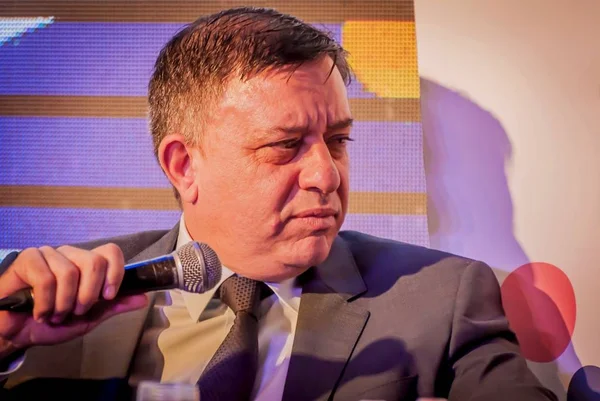 Ejlat Izrael Grudnia 2017 Gabai Avi Gabbay Gabay Izraelski Polityk — Zdjęcie stockowe