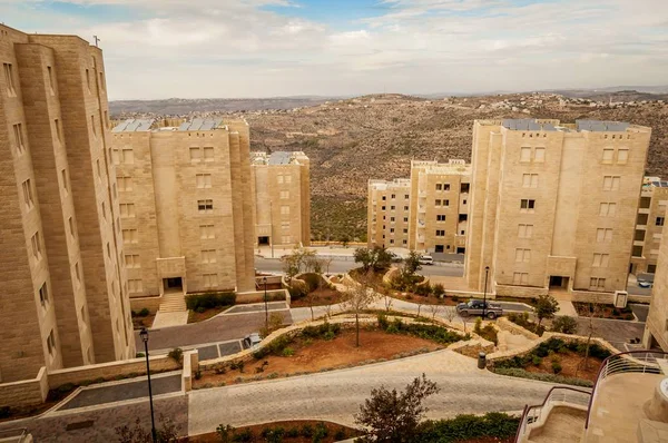 Rawabi West Bank Palestine Novembro 2017 Uma Vista Das Colinas — Fotografia de Stock