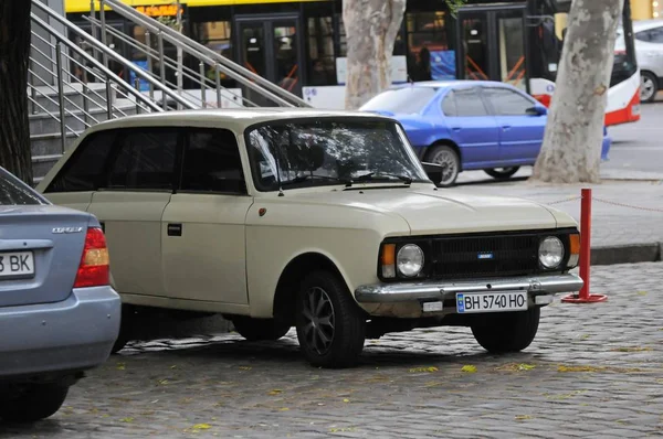 Odessa Ukraine November 2019 Izh 2125 Combi Soviet Car Produced — Stock Photo, Image
