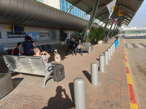 Ben Gurion Airport Tel Aviv Israel Fevereiro 2020 Aeroporto Internacional — Fotografia de Stock