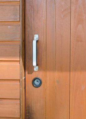 Eski ahşap giriş kapısı