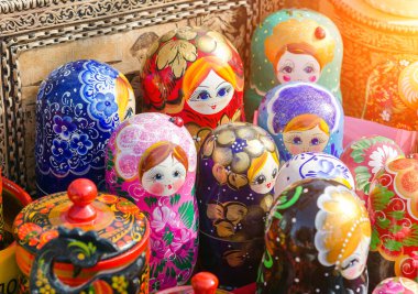 Rus geleneksel Bebek Hediyelik Eşya Fuarı