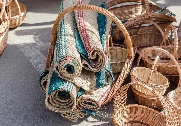 Woven baskets handmade