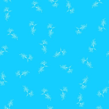 Duvar kâğıdı tasarımı için elle çizilmiş basit çiçekler. Vektör el çizimi desen. Kusursuz çiçek deseni. Vektör çizgisi tasarımı. Beyaz arka plan. Daisy çiçek çizimi