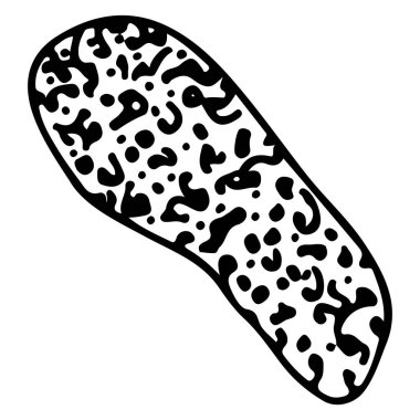 Taslak mikrop vektör simgesi. Tıbbi bir kavramdan izole edilmiş siyah basit bir element çizimi. Düzenlenebilir vektör vuruşu mikrobu. Virüs simgesi. El çizimi çizimi. Virüs, bakteri.