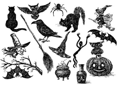 Halloween Tema çizimler