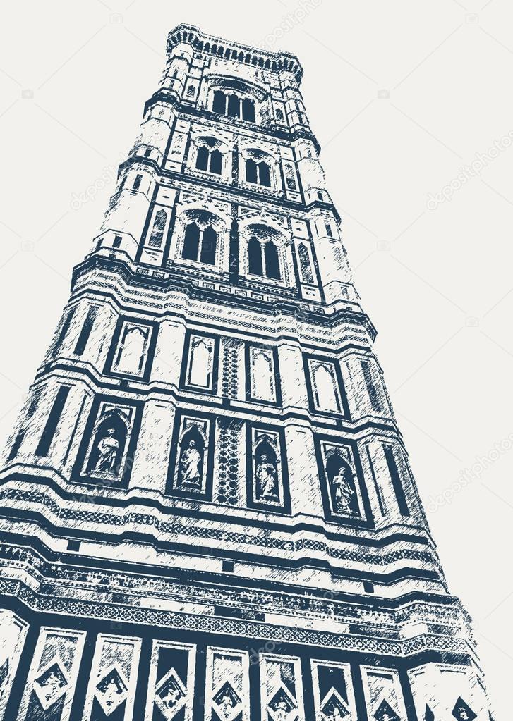 Giotto bell tower in Florence