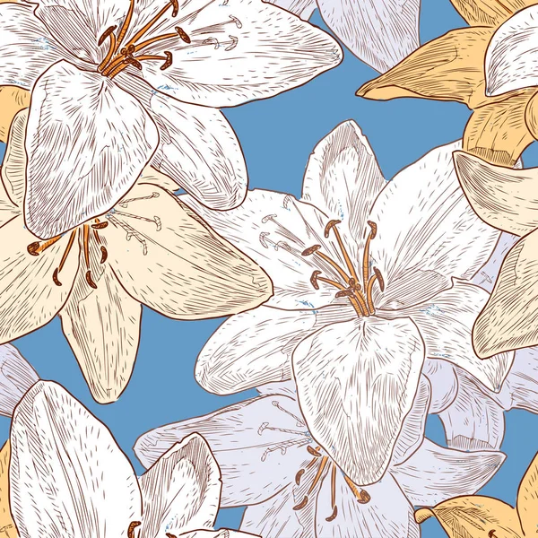 Bahçe lilyum paterni