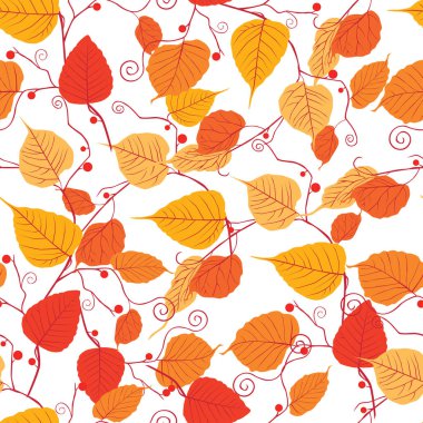 Sonbahar dallar paterni