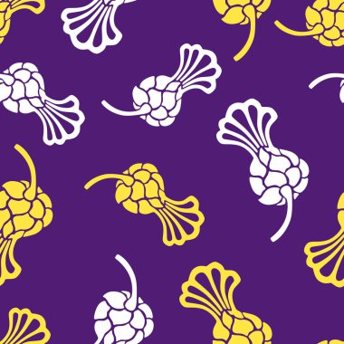 Dikenli çiçek tomurcuklarının kusursuz deseni