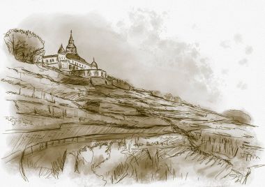 Spitzhaus Radebeul sketch